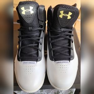 Under Armor UA Torch, Size 11.5,  White/Black-White